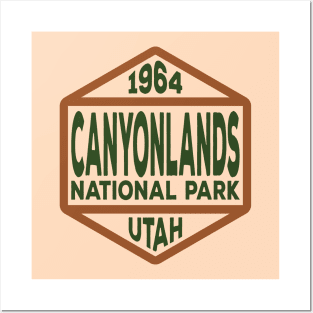 Canyonlands National Park badge Posters and Art